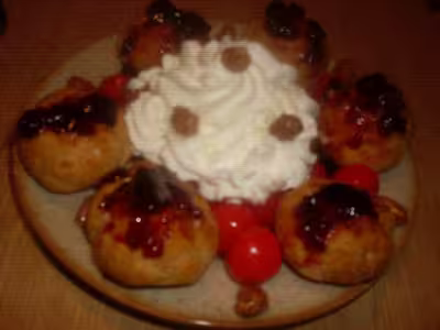 Profiteroles aux bigarreaux par Tatie21