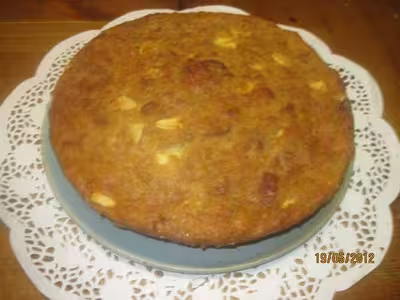 Pudding aux croissants et pomme