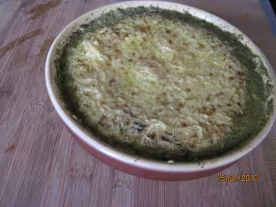 Purée d'oseille gratinée
