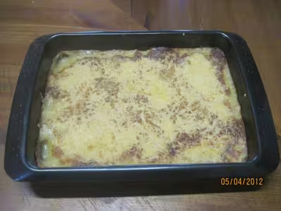 Purée de fenouil et pommes de terre gratinée