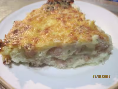 Purée de pommes de terre au saumon rose gratinée