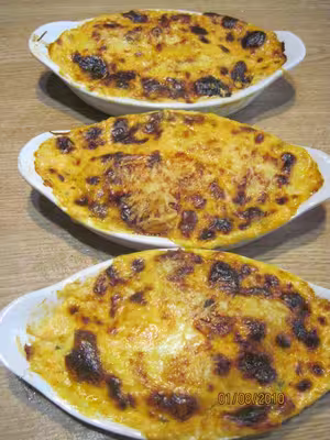 Quenelles de brochet gratinées