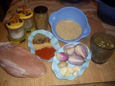 Filet de poulet en sauce