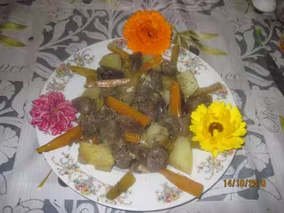 Rognons de boeuf en sauce