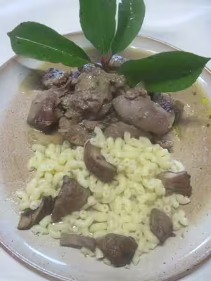 Rognons de porc au Colombo et crème fraîche