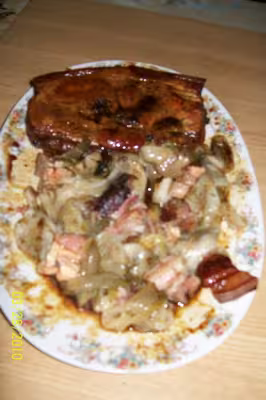 Rouelle de porc aux endives