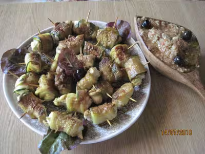 Rouleaux aux courgettes et blanc de poulet par Tatie21