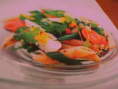 Salade de pennes et de légumes verts par Tatie21