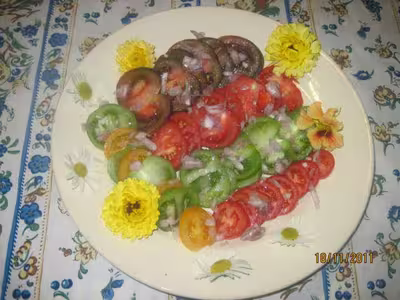Salade de tomates anciennes par Tatie21