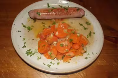 Saucisses de Toulouse aux carottes