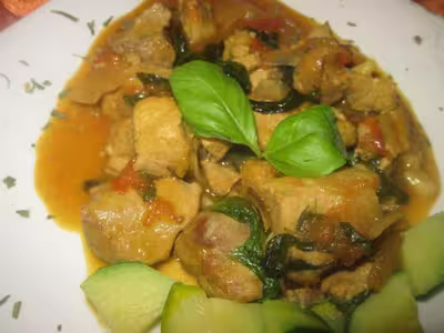 Sauté de porc au curry