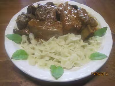 Sauté de veau aux champignons et sauce tikka masala