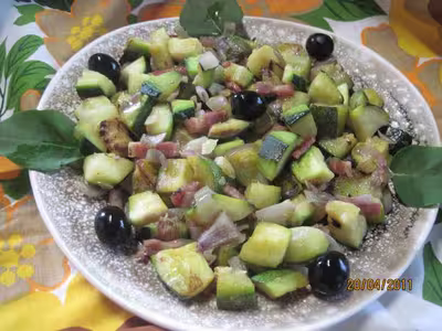 Sauté de courgettes à l'échalotes