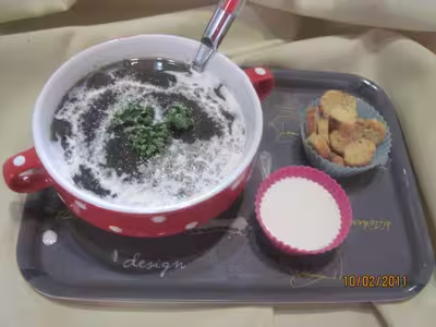 Soupe aux champignons et à la crème fraîche