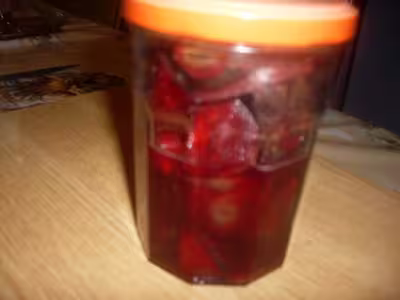 Stérilisation de betteraves rouges.