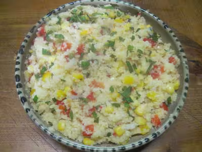 Taboulé aux feuilles de menthe citronnées