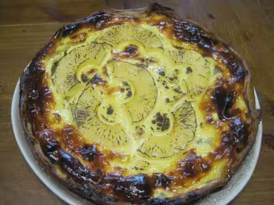 Tarte à l'ananas à la crème philadelphia
