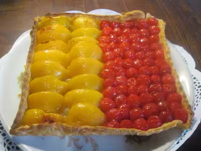 Tarte aux 2 fruits