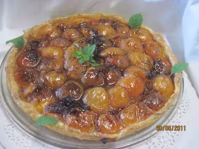 Tarte aux abricots à la vanille par Tatie21