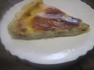 Tarte aux bananes et crème fraîche