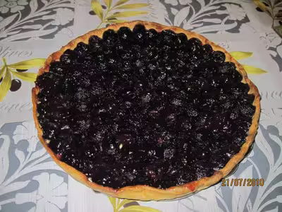 Tarte aux cerises noires
