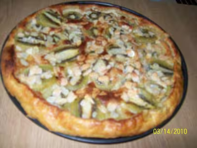 Tarte aux kiwis à la crème d'amandes