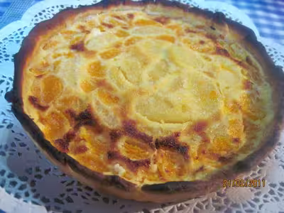 Tarte aux pamplemousses et clémentines
