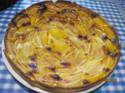 Tarte aux pêches
