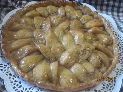 Tarte aux poires