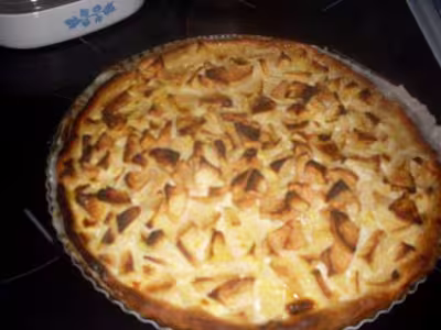 Tarte aux pommes et coings par Tatie21