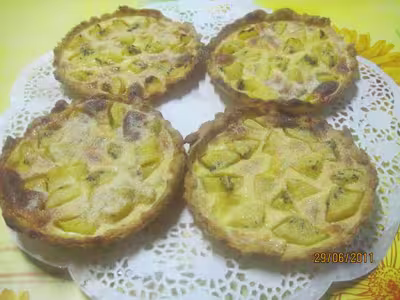 Tartelettes aux kiwis jaunes