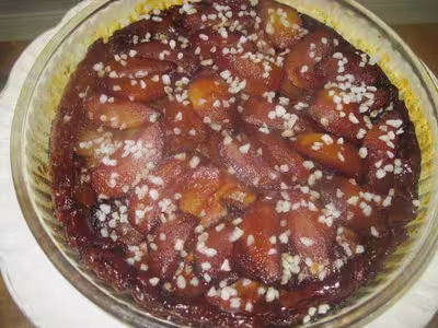 Tatin aux poires vertes