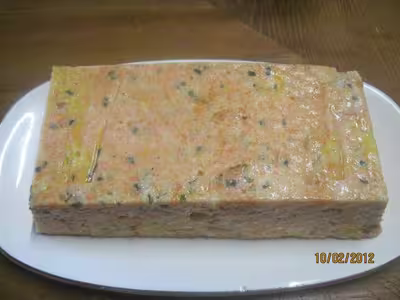 Terrine de carottes et noix de Saint-Jacques