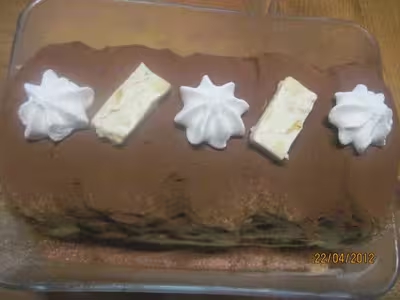 Tiramisu au mascarpone et nougat