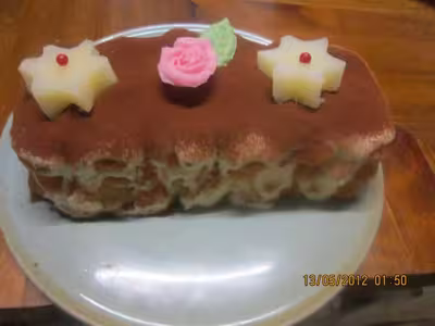 Tiramisu aux Poires et Kirsch au Mascarpone