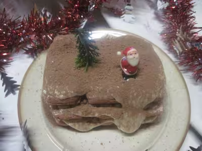 Tiramisu aux noisettes et mascarpone