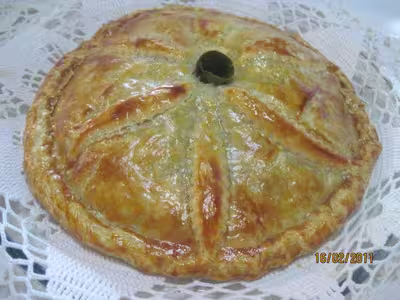 Tourte à la viande de porc au fenouil