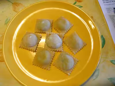 Recette Thermomix: Ravioles au comté, emmental