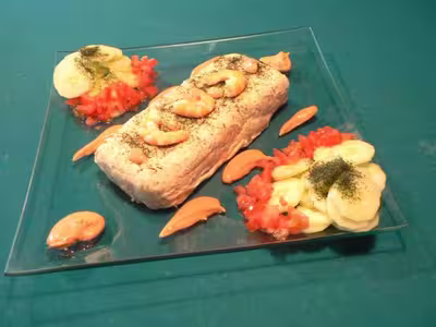 Thermomix: Terrine de crevettes et Saint-Jacques