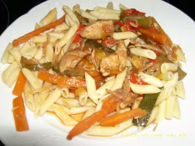 Recette WW : Poulet Laotien aux pâtes par nakila