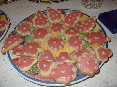 Gâteaux de noël : Petits gâteaux aux framboises
