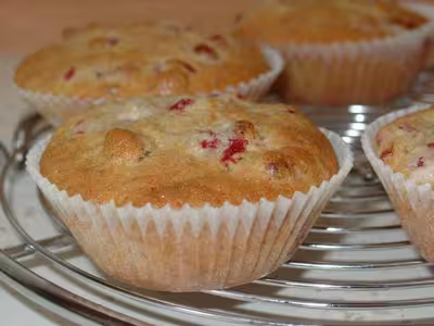 Muffins aux fruits rouges