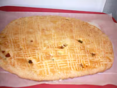 Galette charentaise aux fruits confits et beurre