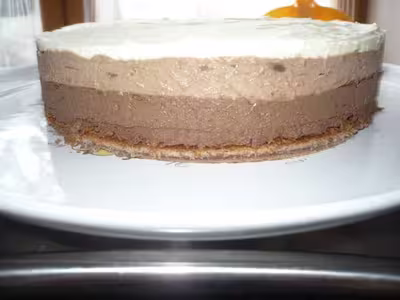 Gâteau 3 chocolats
