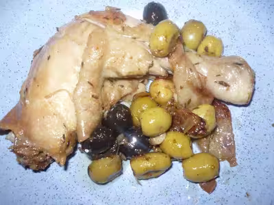 Poulet aux olives