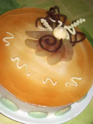 Bavarois pomme et caramel