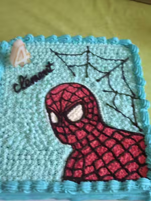 Gâteau Spiderman