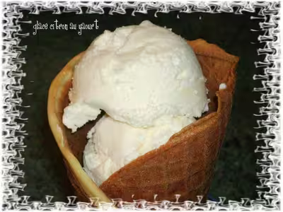 Glace au yaourt au citron