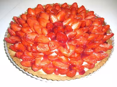 Tarte aux fraises par Muscovado