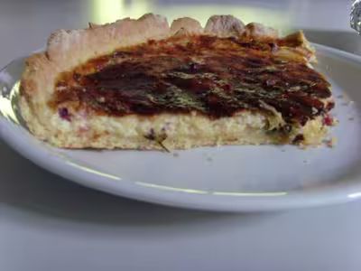 Quiche à l´ail des ours (ou ail des bois)